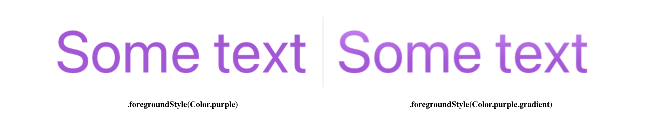 Color gradient comparison