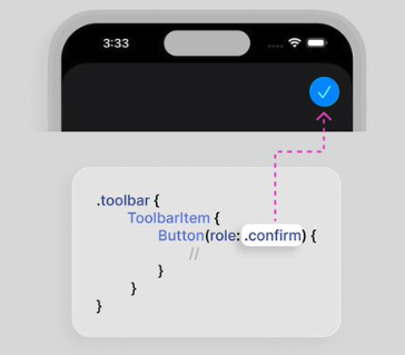 confirm button role demo