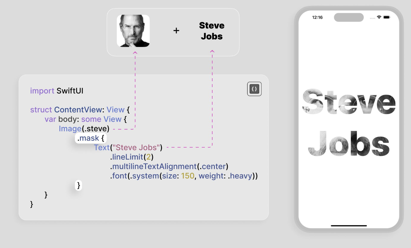 Mask modifier example